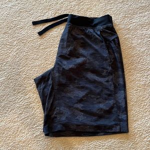 Gray Lululemon Mens athletic Shorts